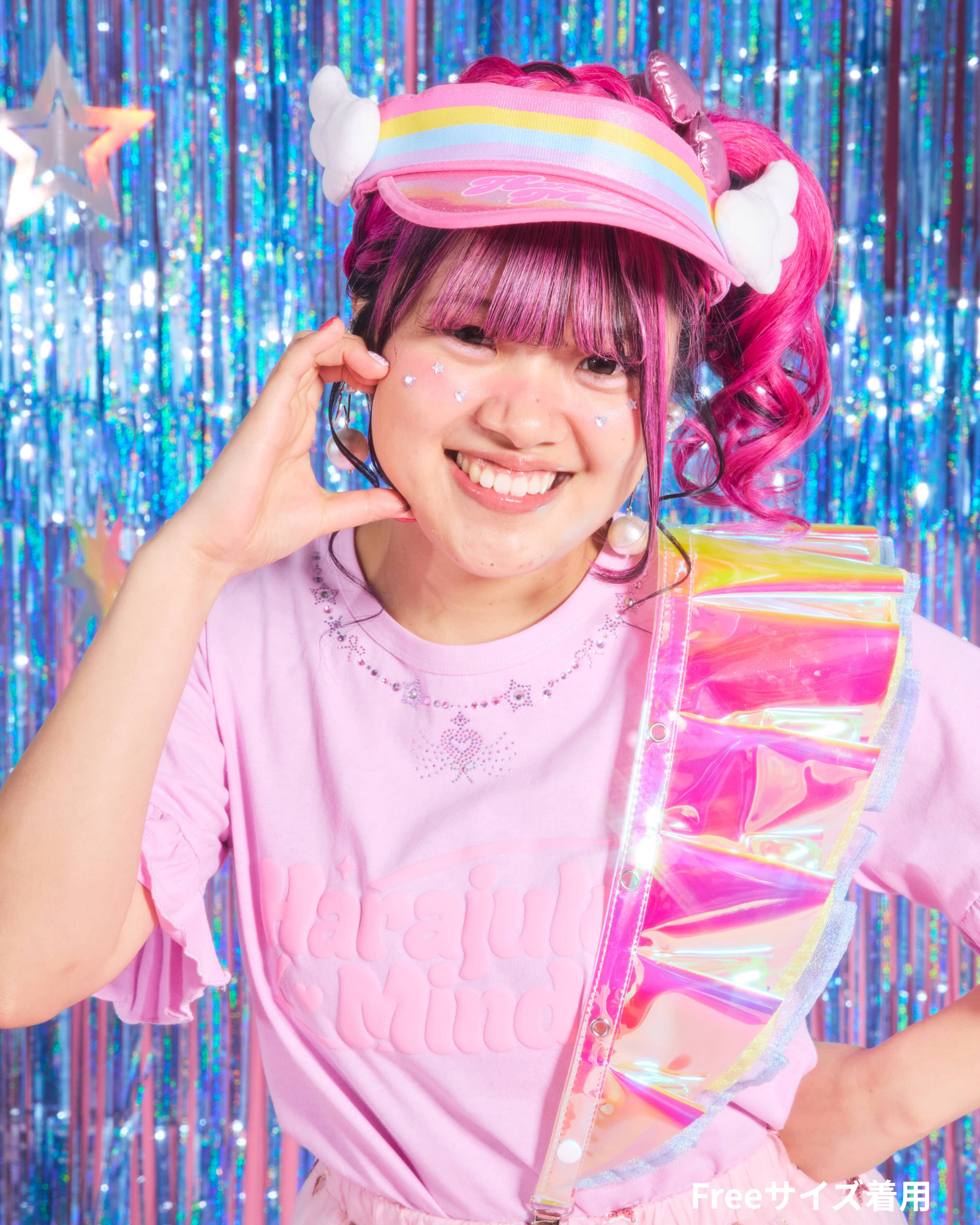 ネックレス風ぷっくりTシャツ