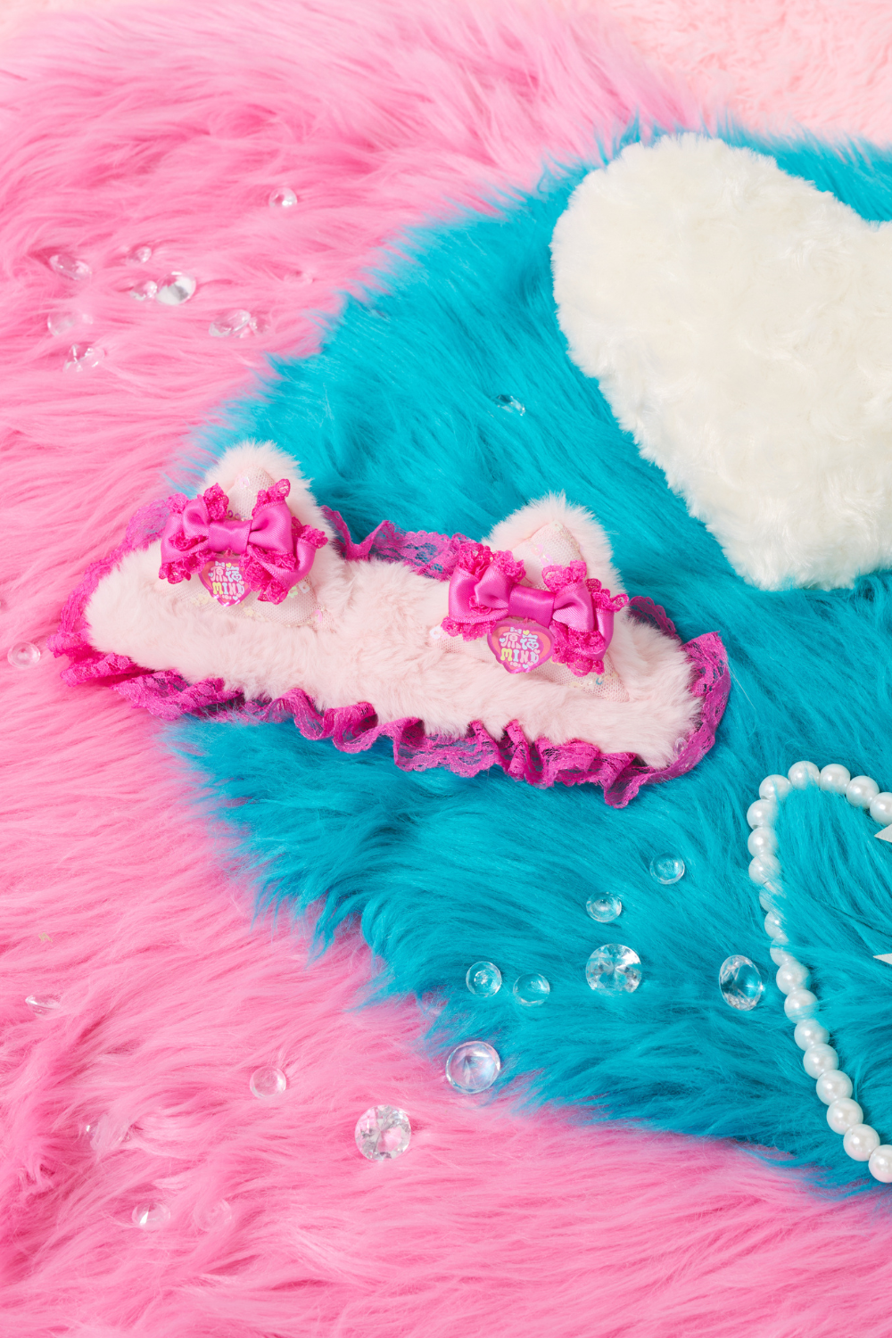 ふわふわネコ耳ヘッドドレス