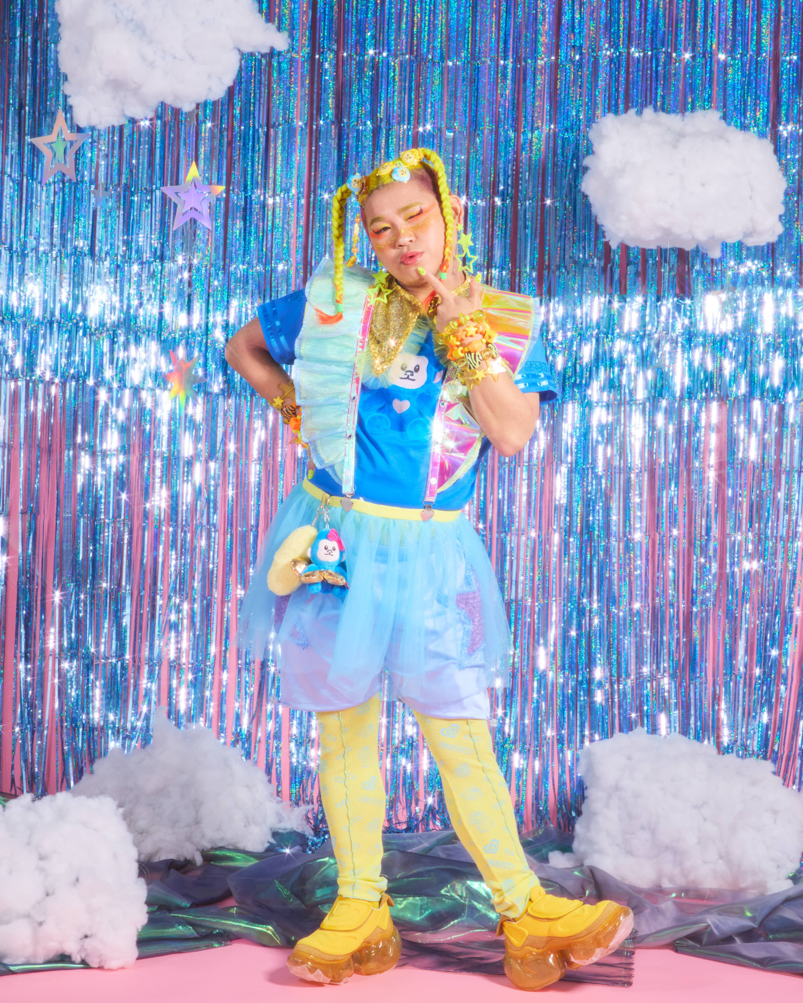 キラキラスターパンツ