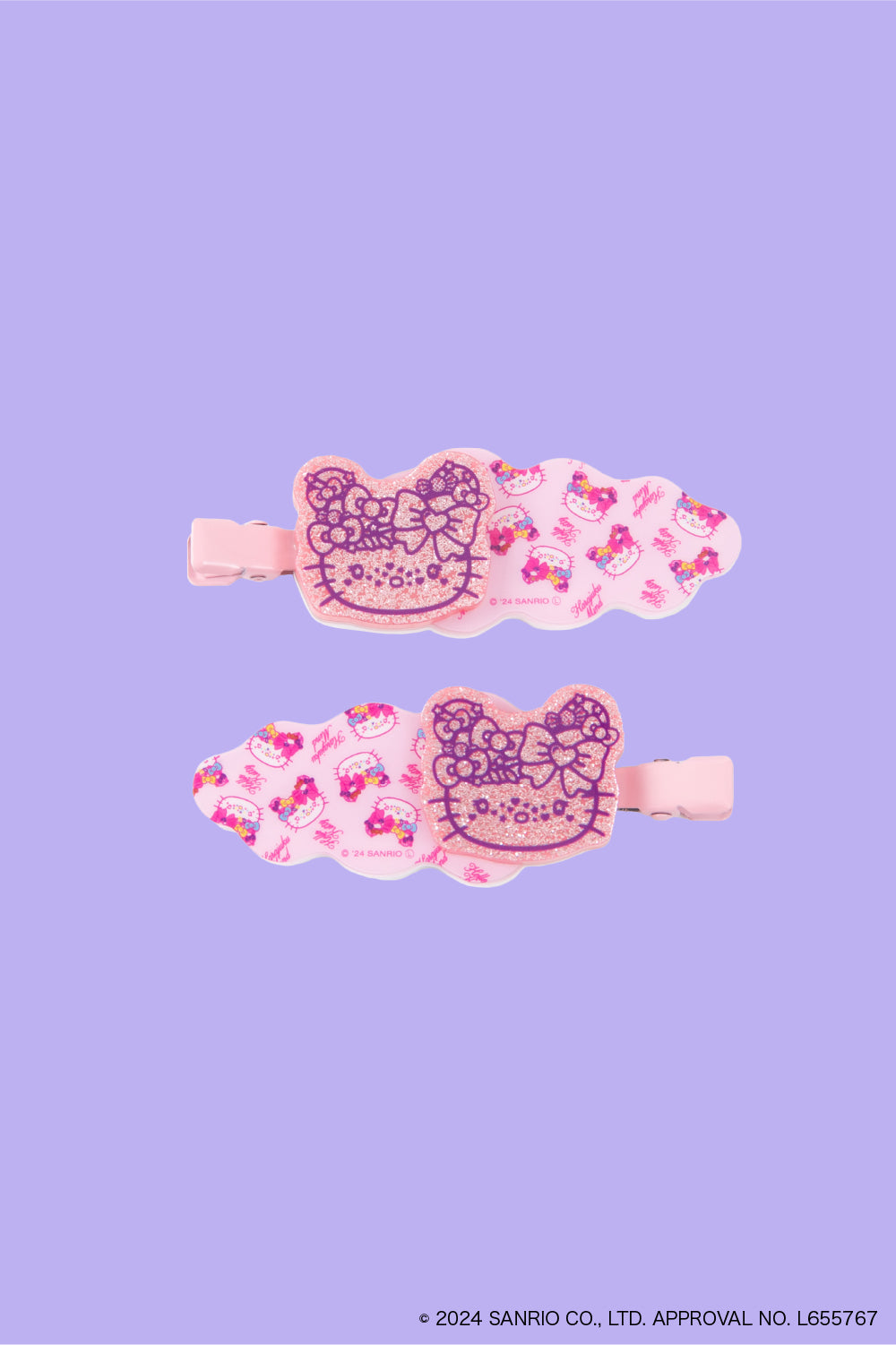Hello Kitty Sparkling lame decora pin