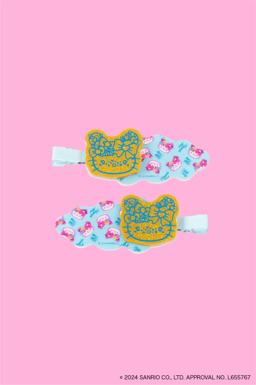 Hello Kitty Sparkling lame decora pin