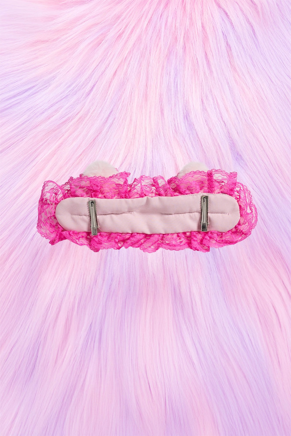 ふわふわネコ耳ヘッドドレス