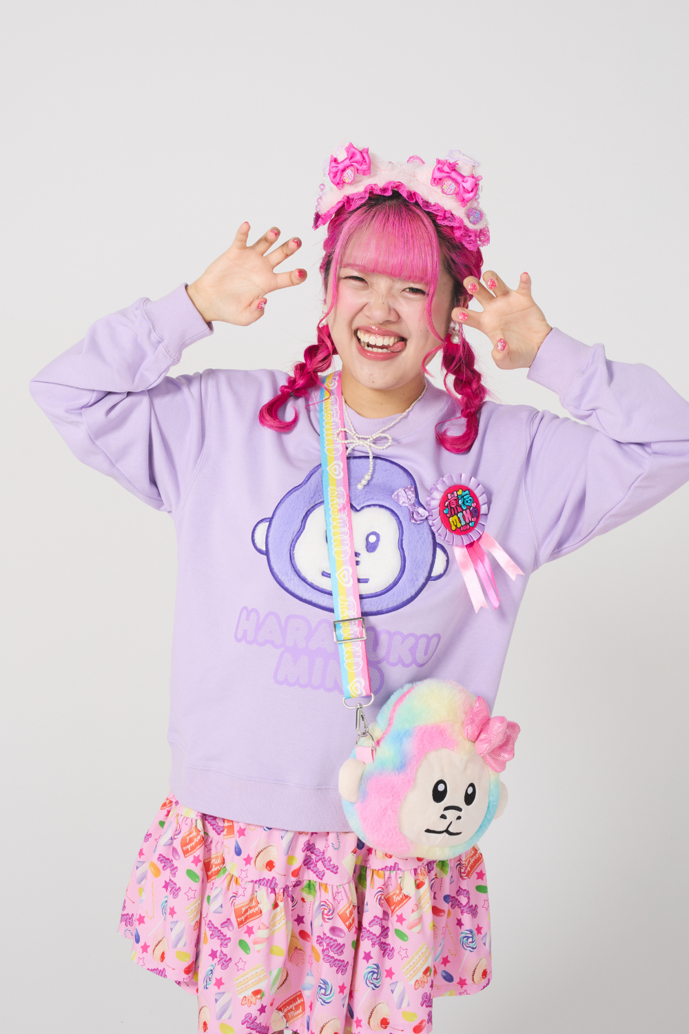 ふわふわネコ耳ヘッドドレス