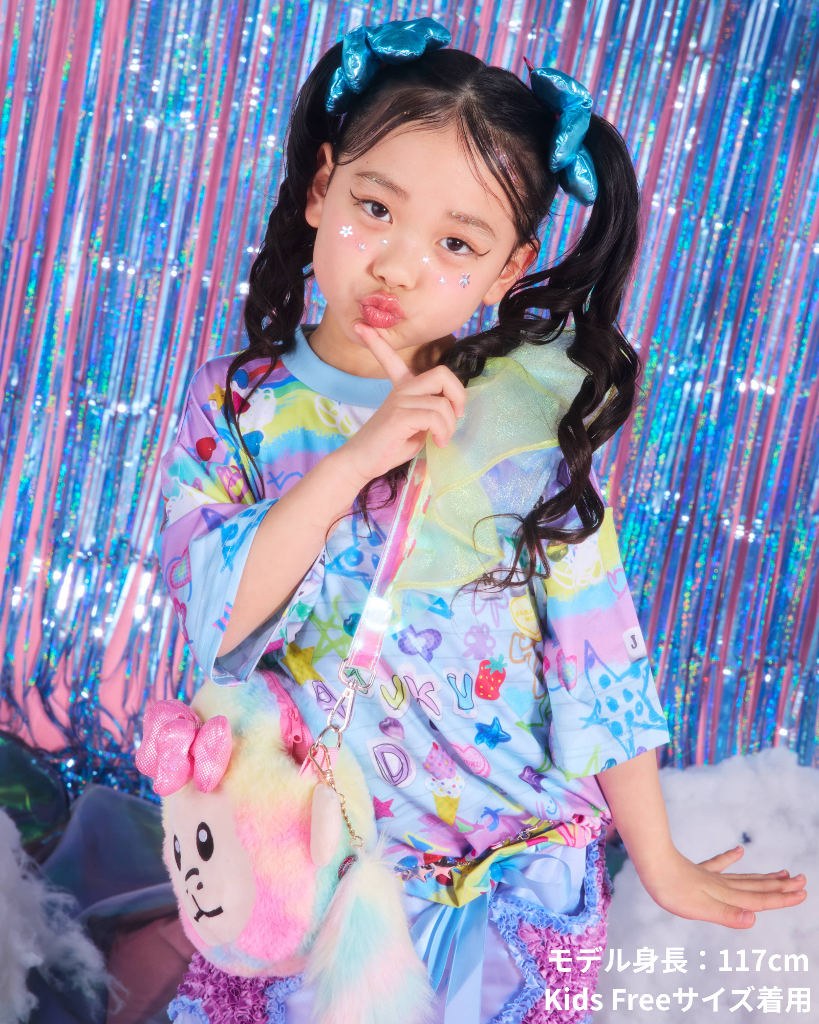 お絵描きリボンビッグTシャツ