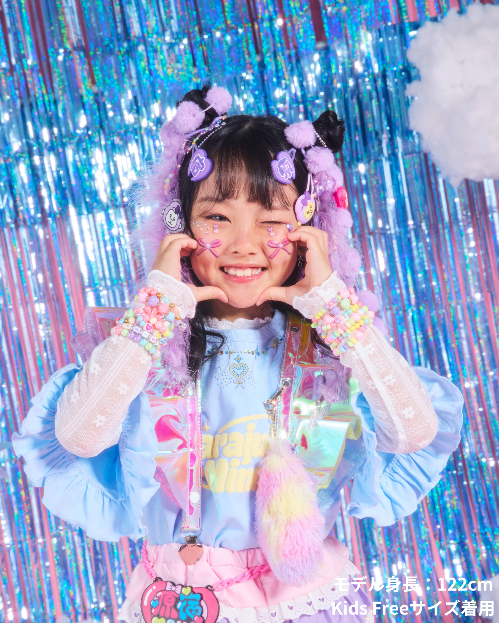 ネックレス風ぷっくりTシャツ