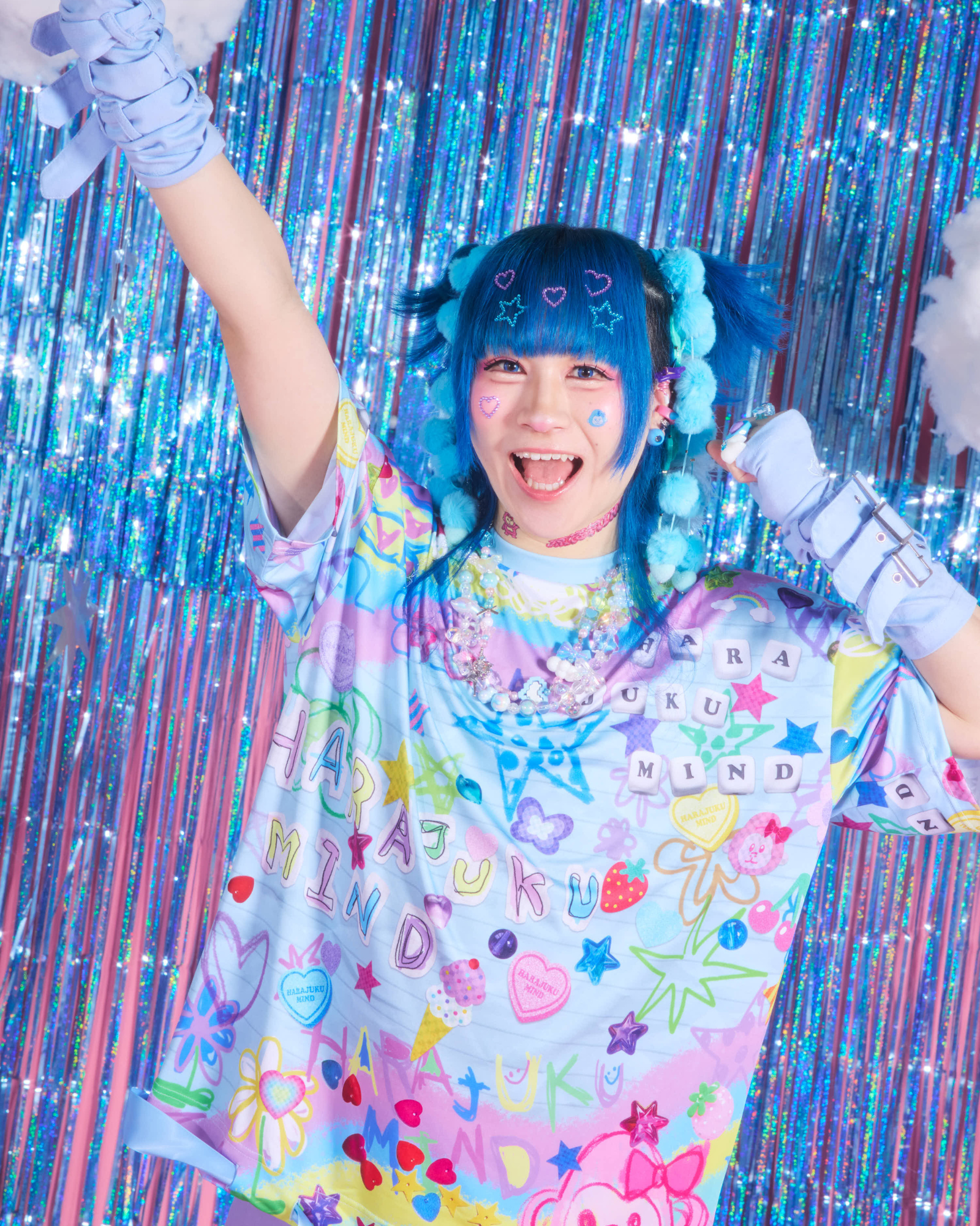 お絵描きリボンビッグTシャツ