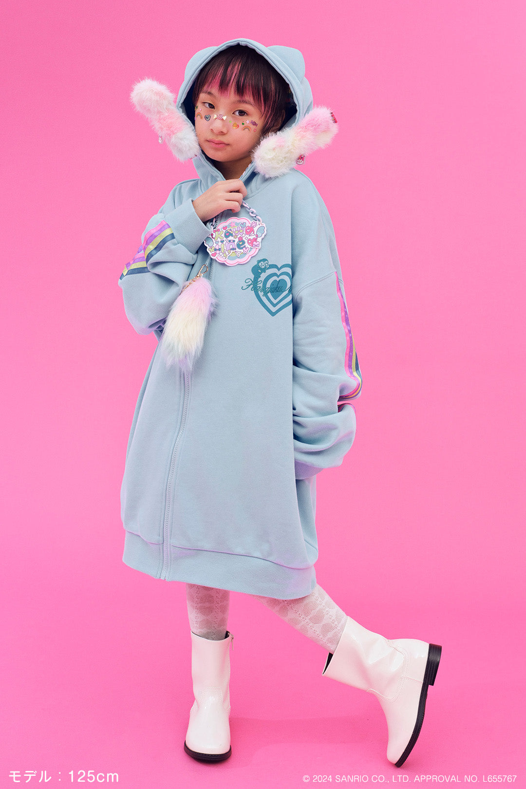 ハローキティねこ耳パーカー