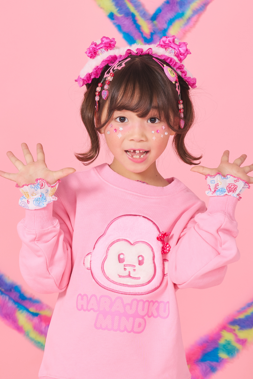 ふわふわネコ耳ヘッドドレス