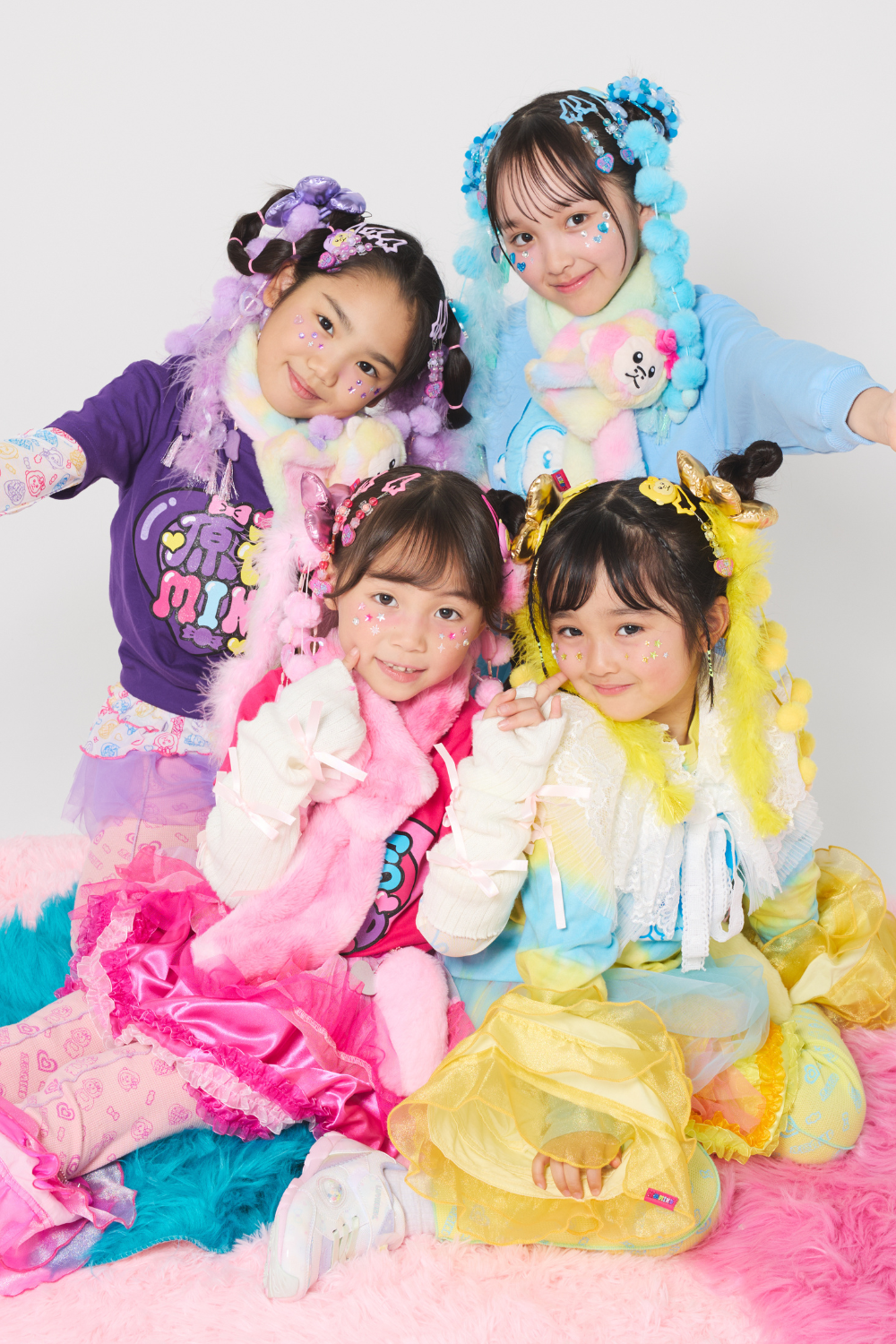 ふわふわエンジェルデコラヘアゴム