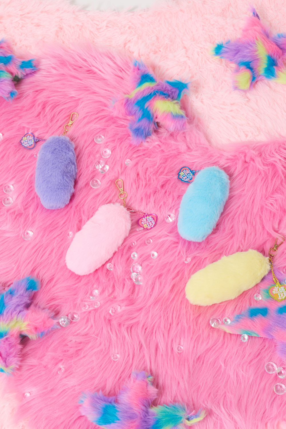 New Color ふわふわしっぽストラップ