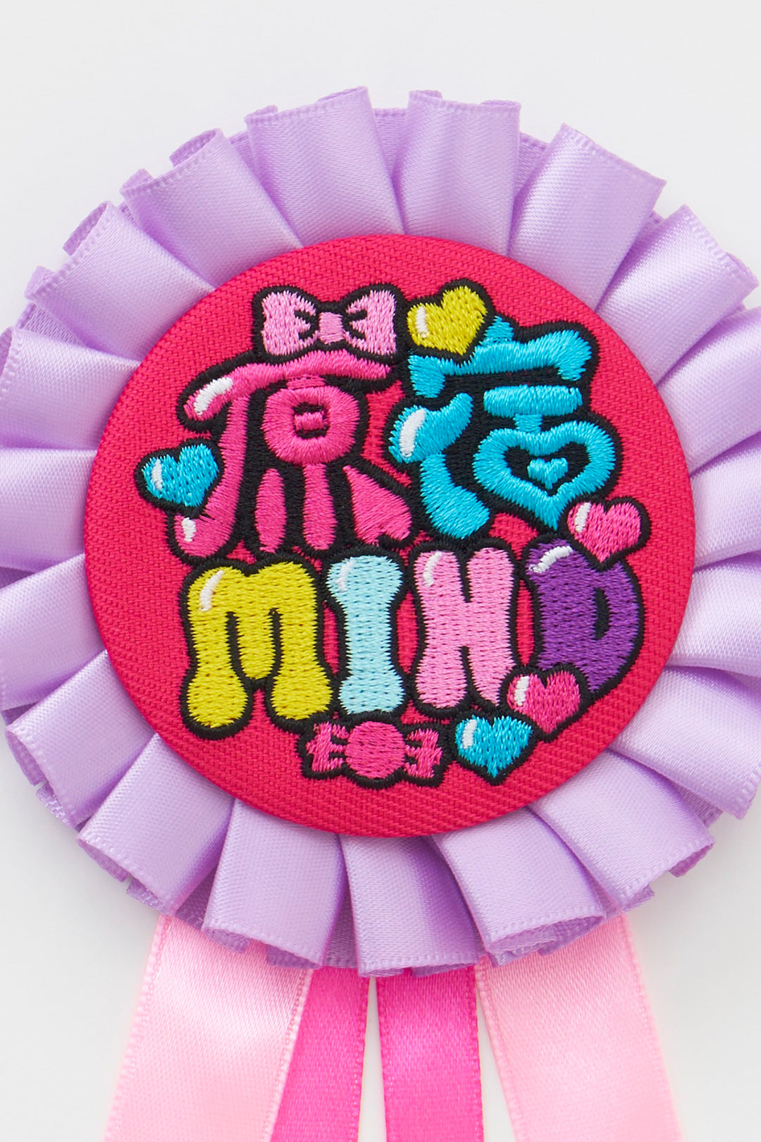 Harajuku MIND ruffle brooch