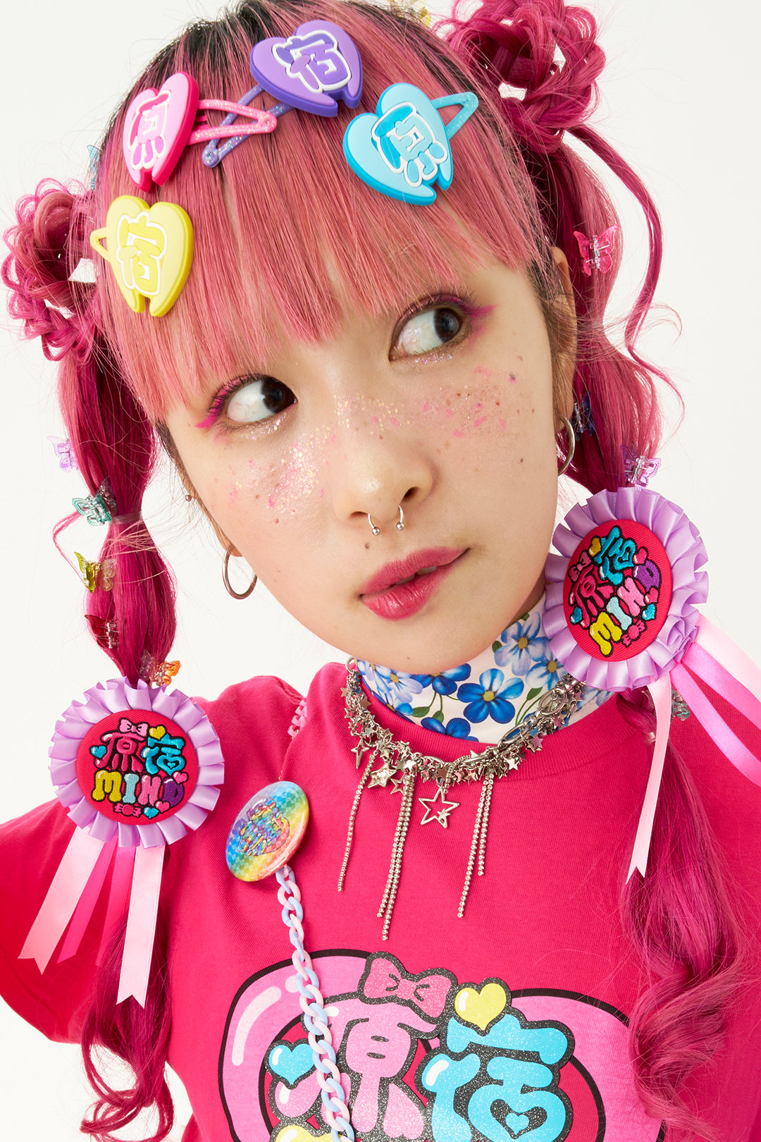 Harajuku MIND ruffle brooch