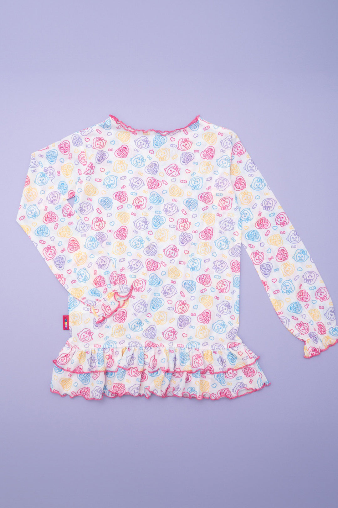 Ruffle Sheer Tops mini
