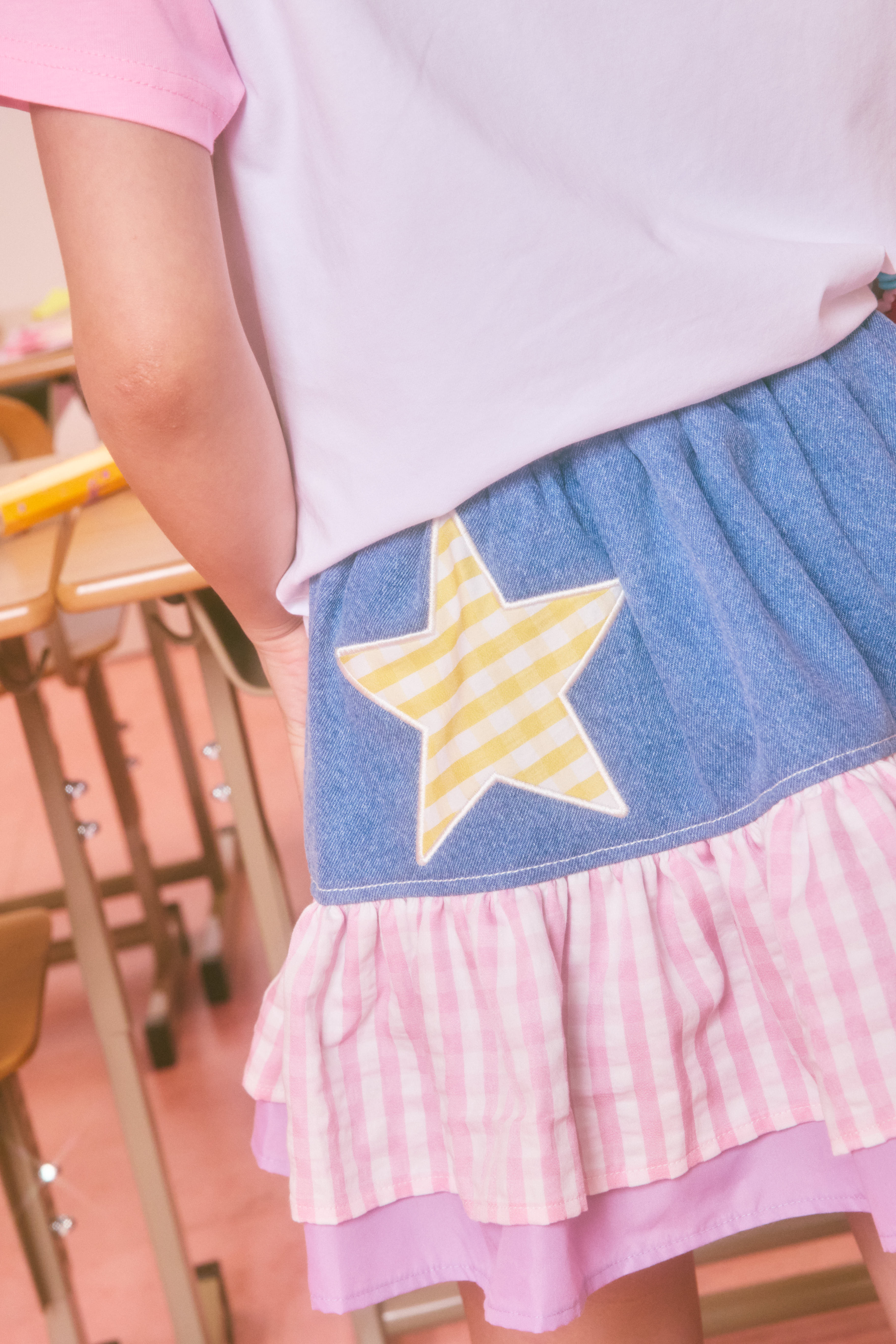 【予約販売❣️】デニムフリルスカート