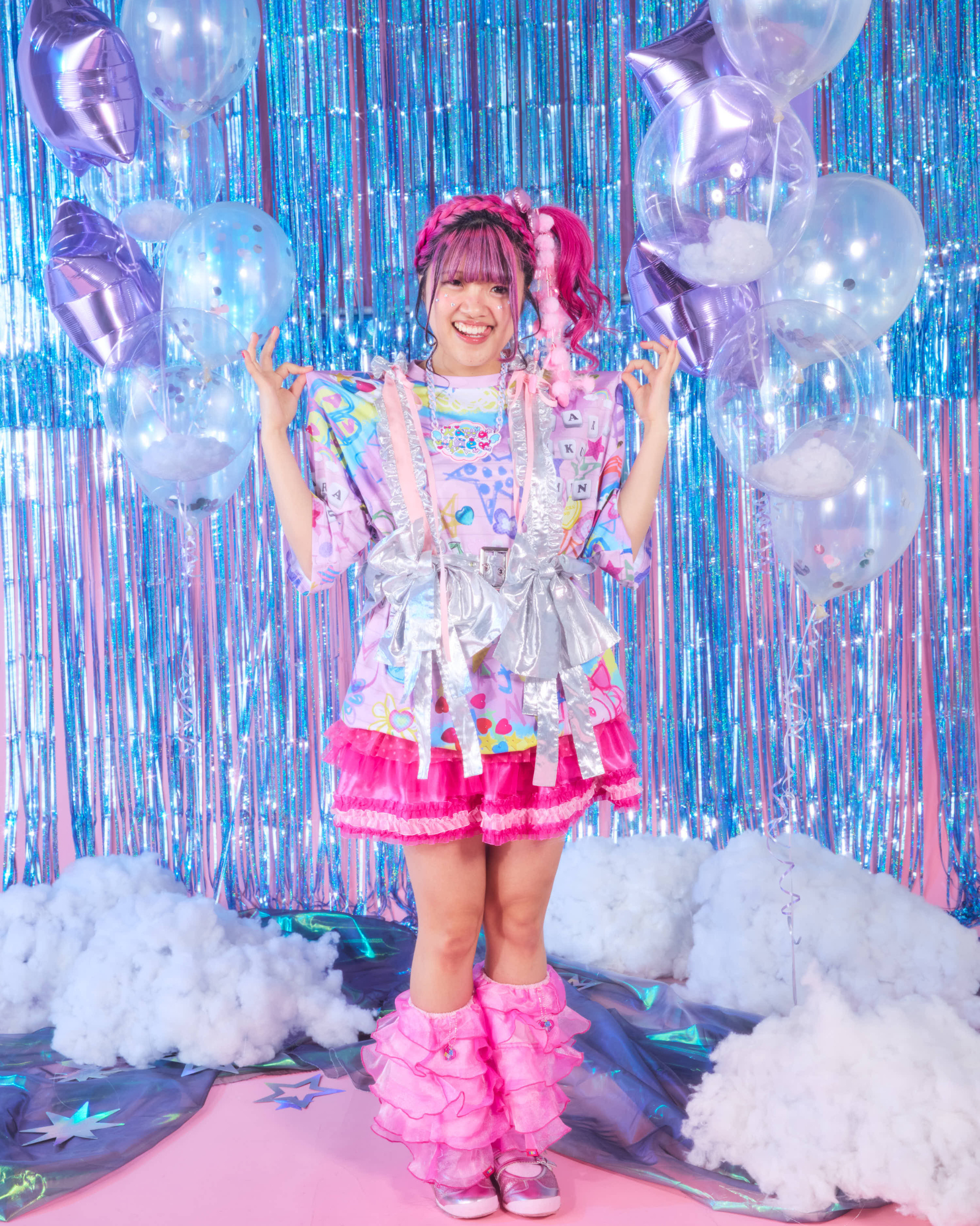 お絵描きリボンビッグTシャツ