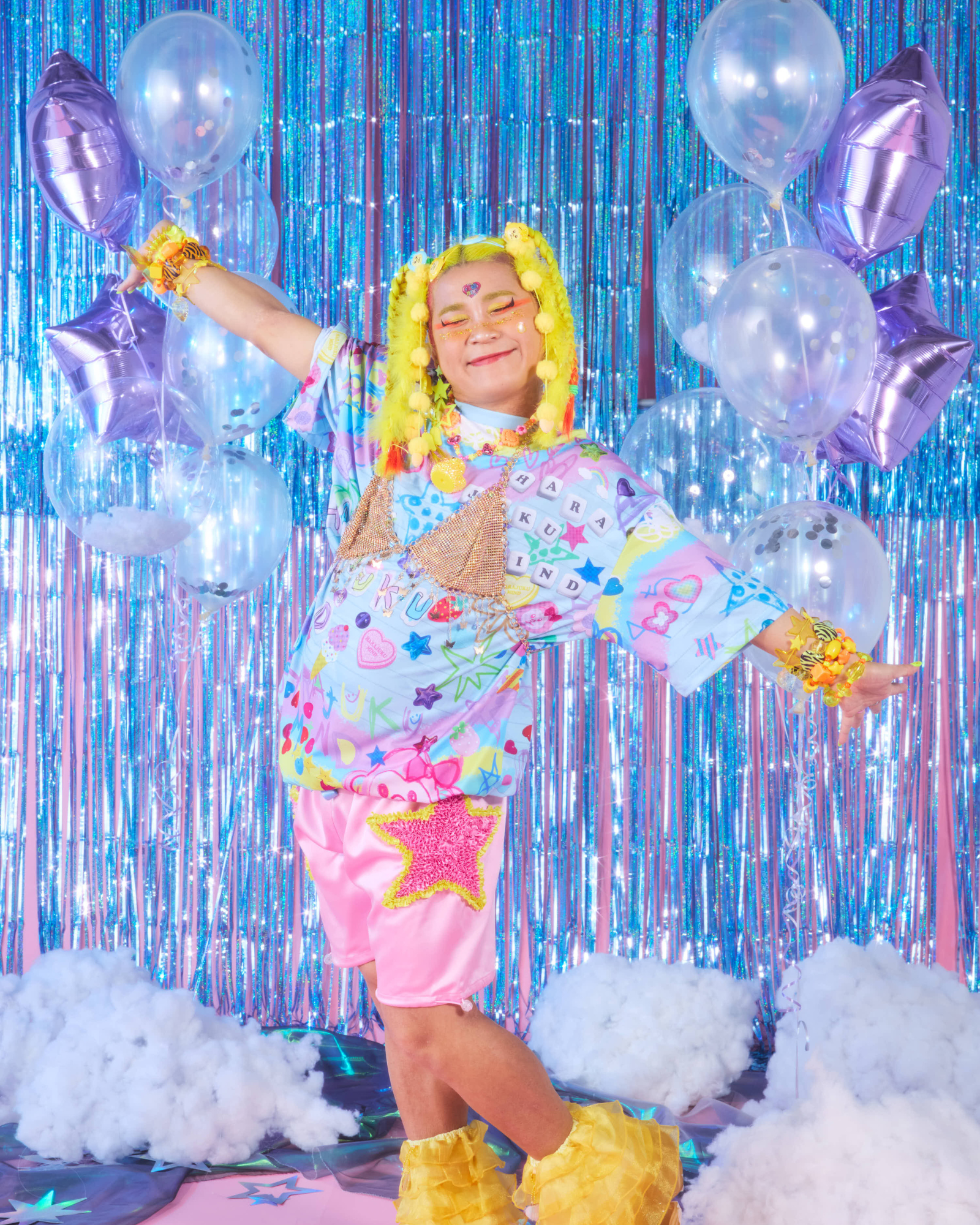 キラキラスターパンツ