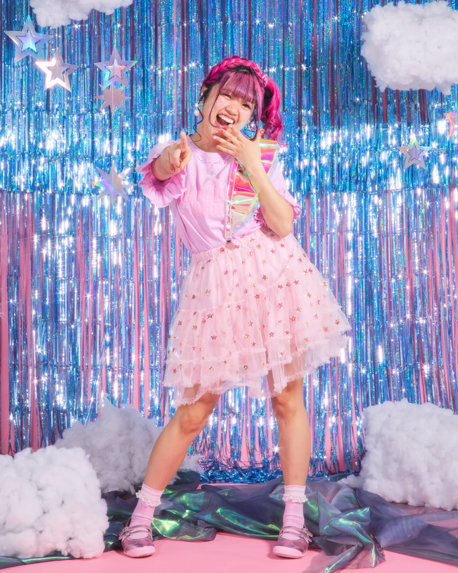 ネックレス風ぷっくりTシャツ