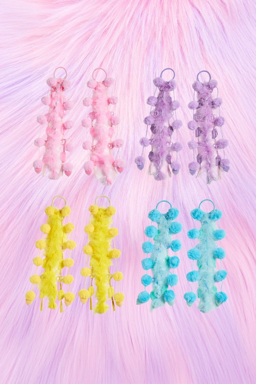 ふわふわエンジェルデコラヘアゴム