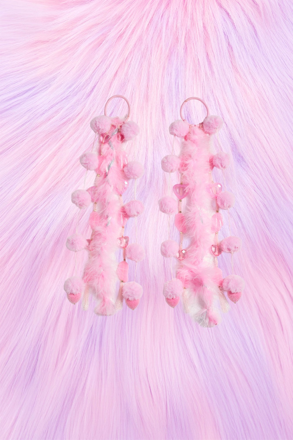 ふわふわエンジェルデコラヘアゴム