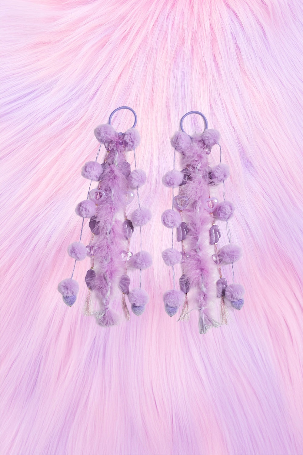 ふわふわエンジェルデコラヘアゴム