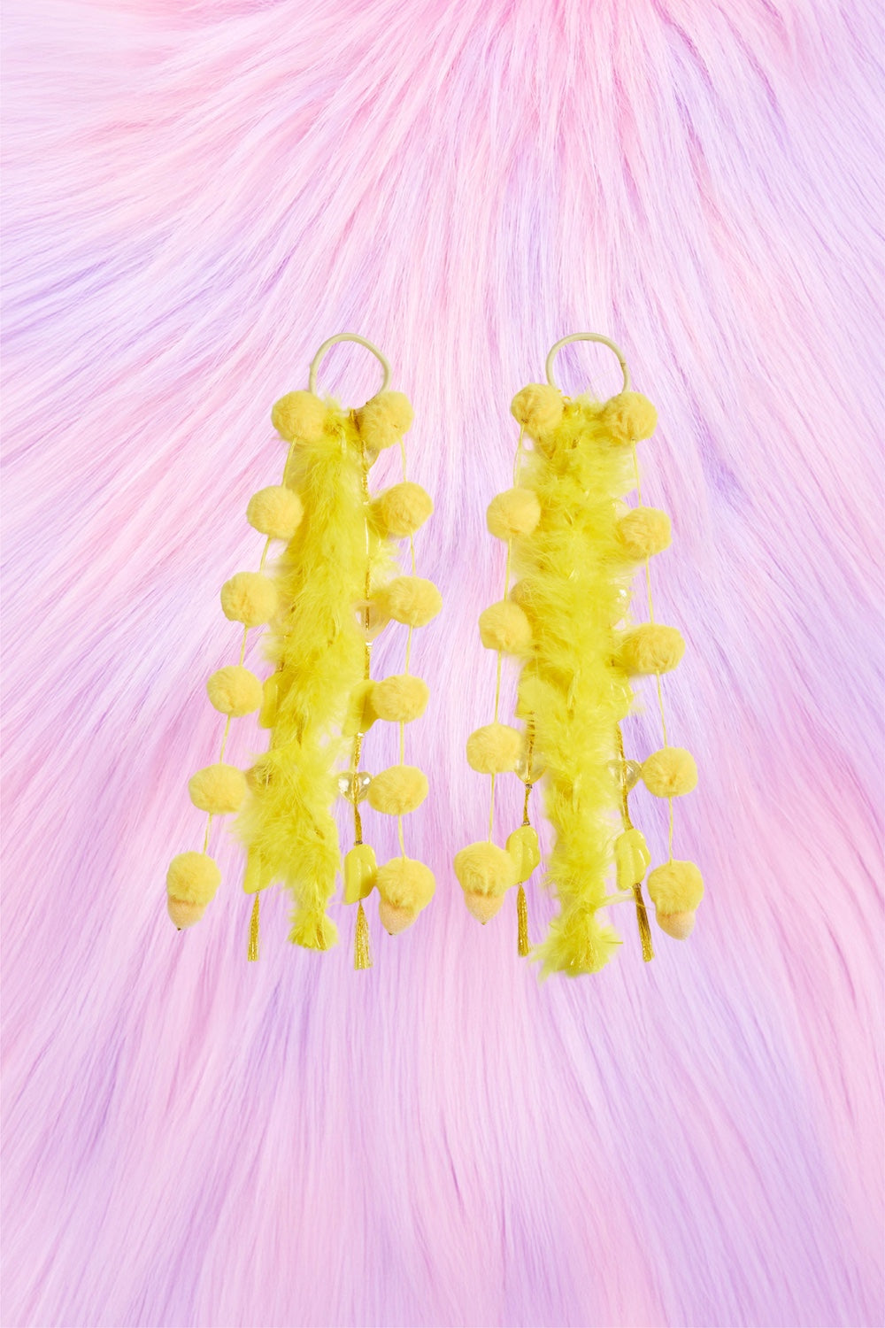 ふわふわエンジェルデコラヘアゴム