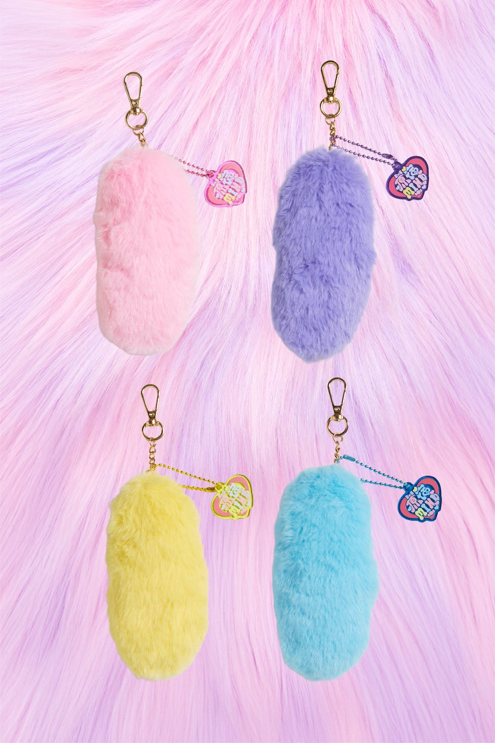 New Color ふわふわしっぽストラップ