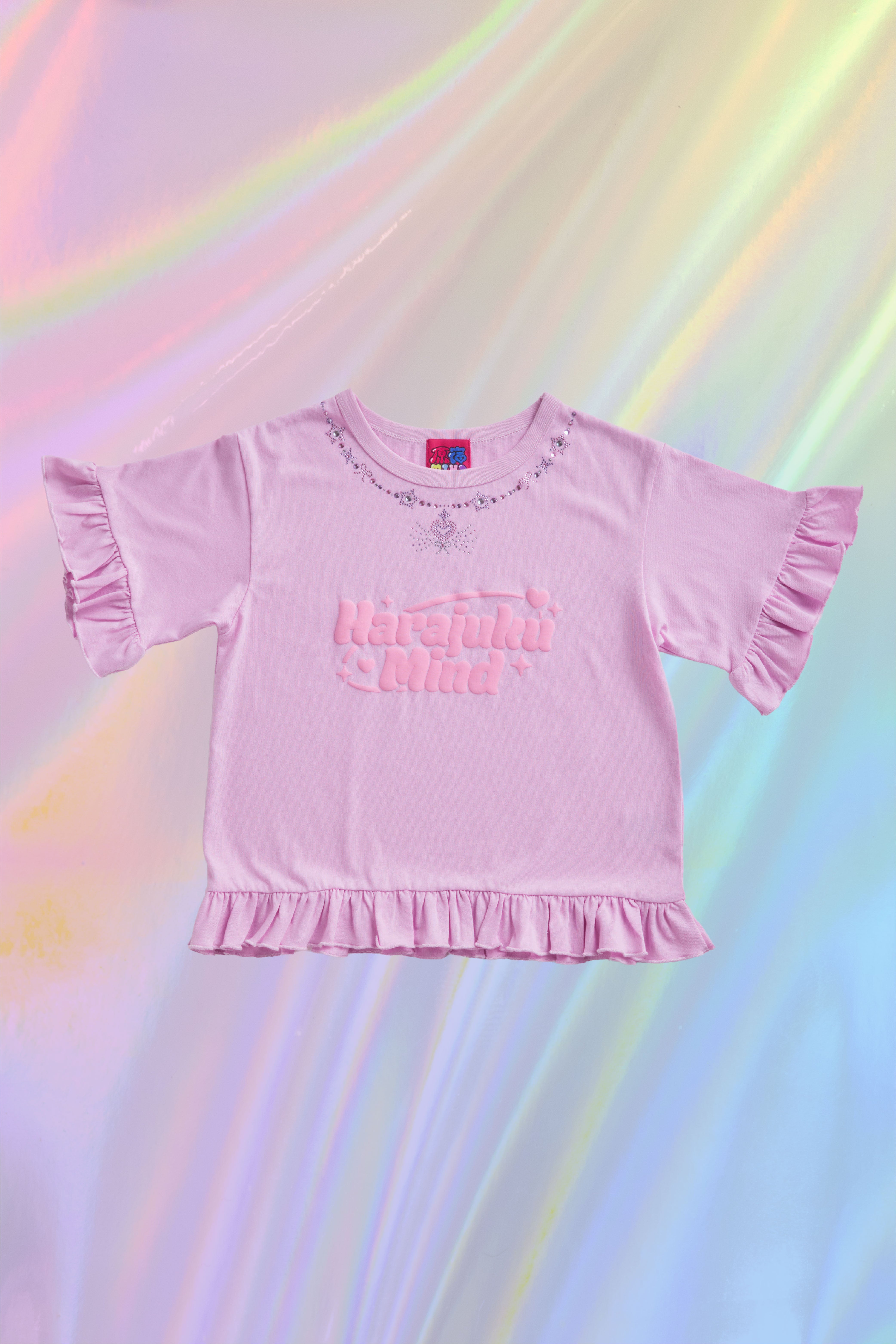 ネックレス風ぷっくりTシャツ - 原宿MIND