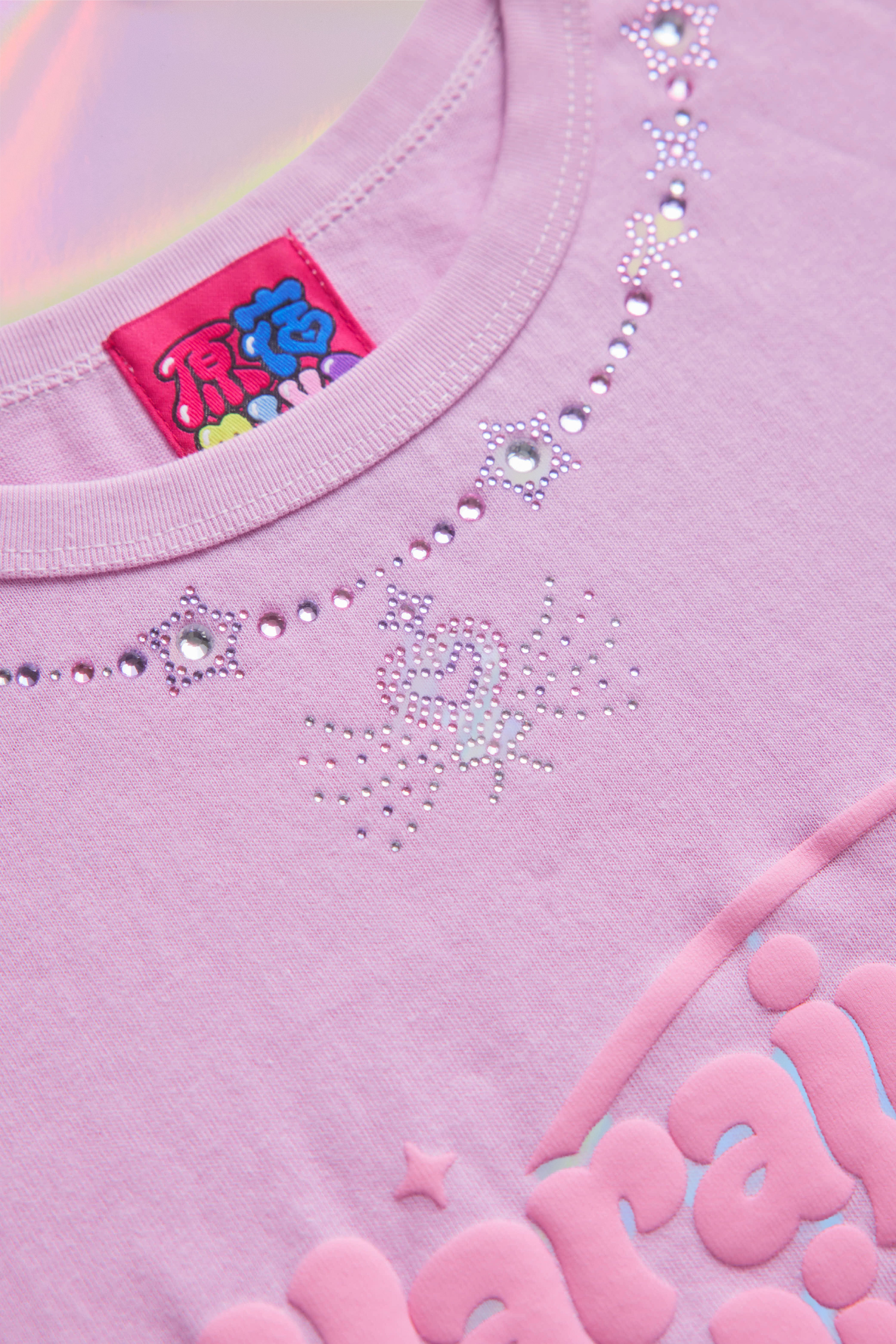 ネックレス風ぷっくりTシャツ