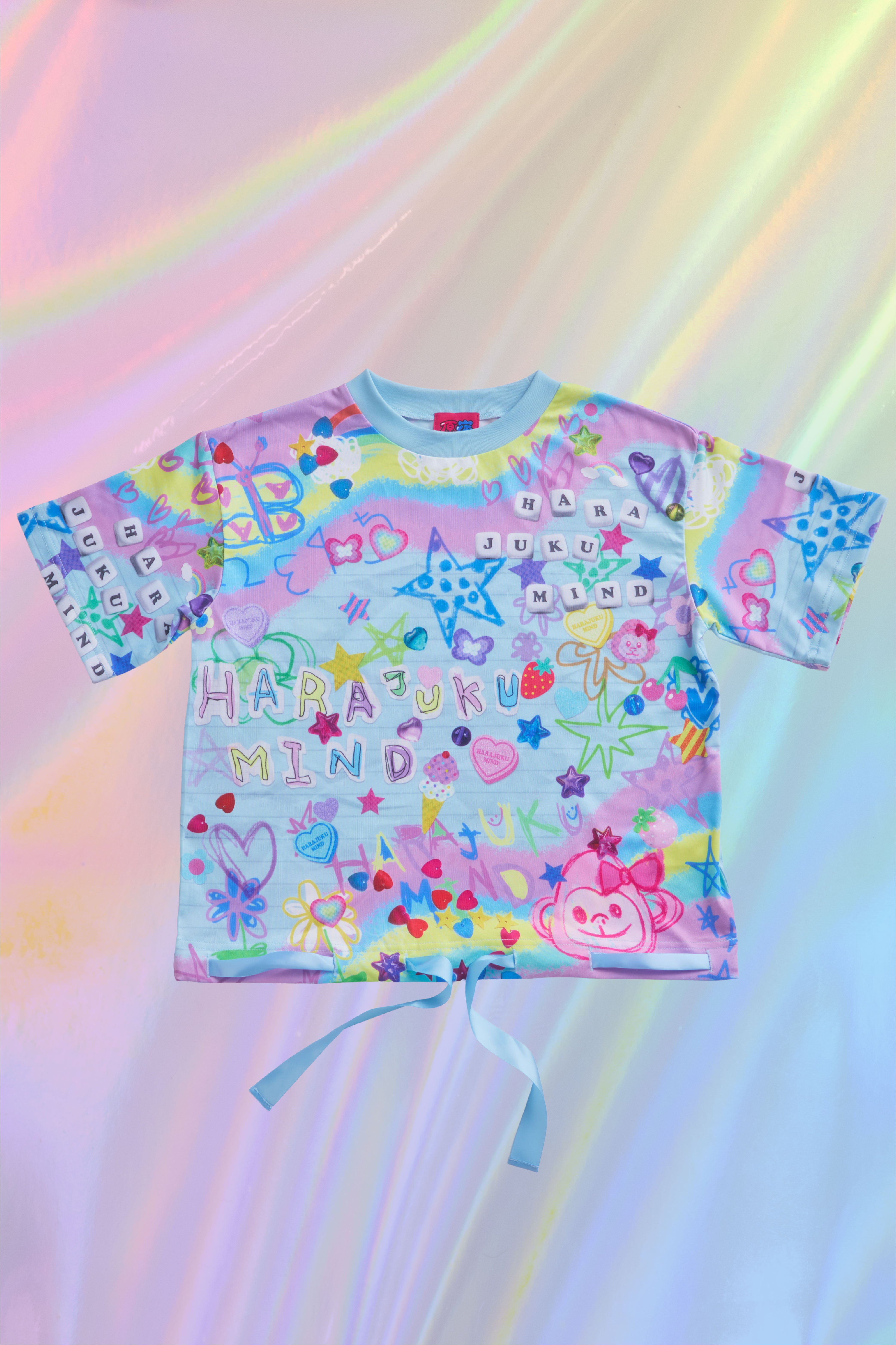 お絵描きリボンビッグTシャツ