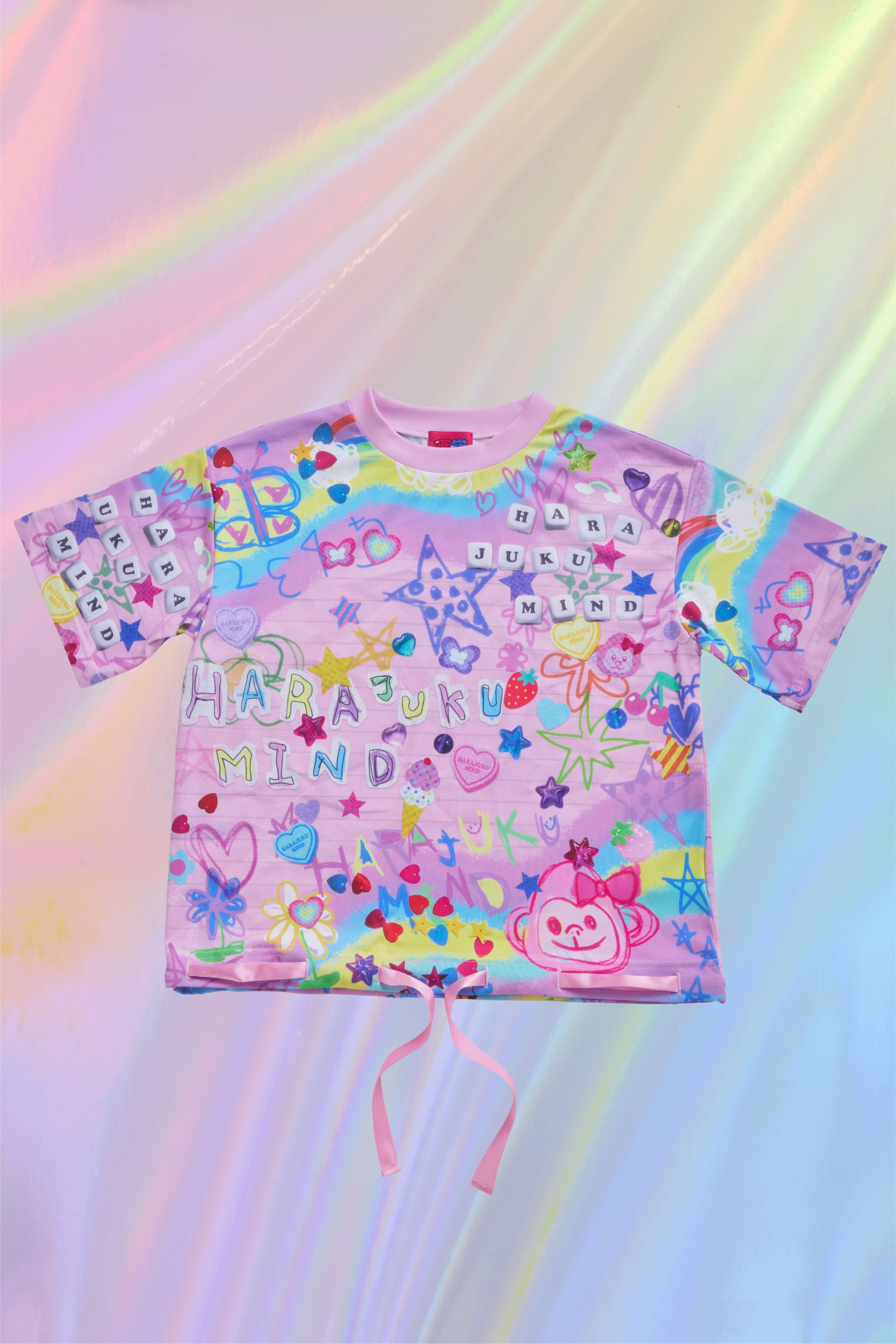 お絵描きリボンビッグTシャツ