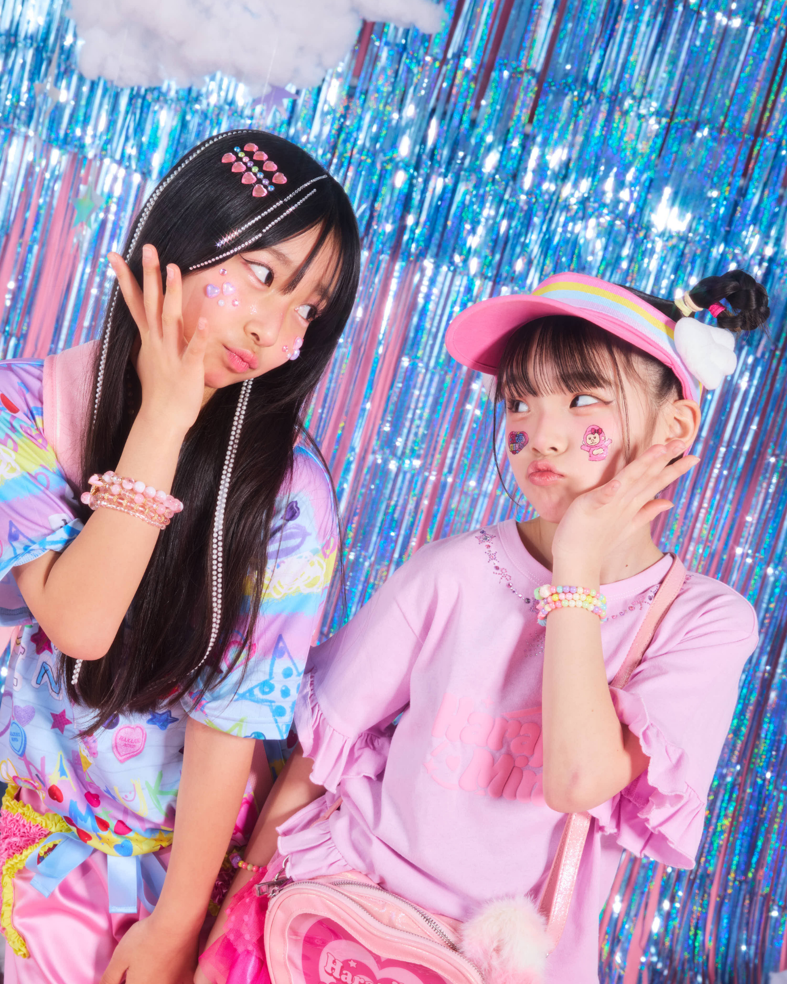 ネックレス風ぷっくりTシャツ - 原宿MIND