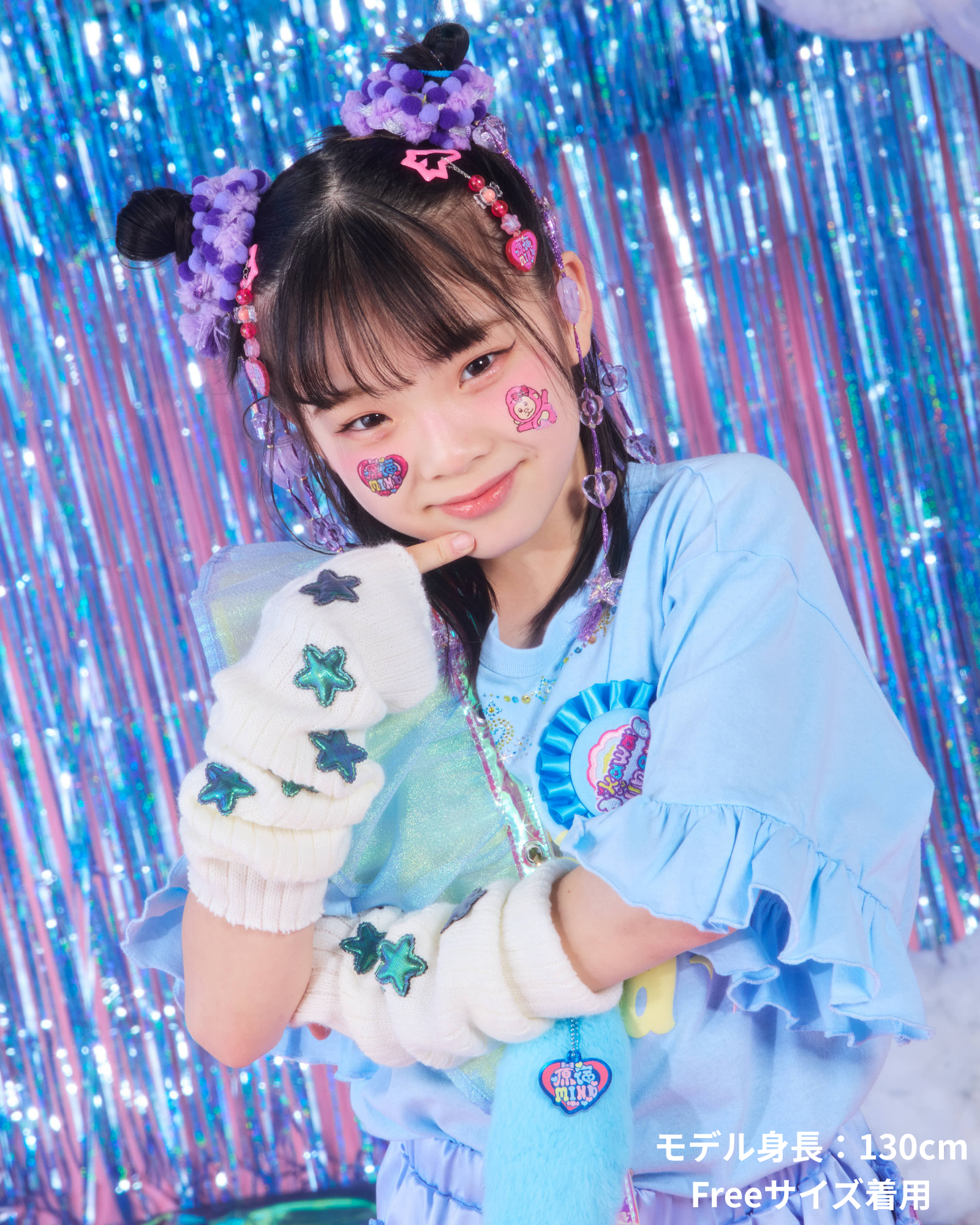 ネックレス風ぷっくりTシャツ