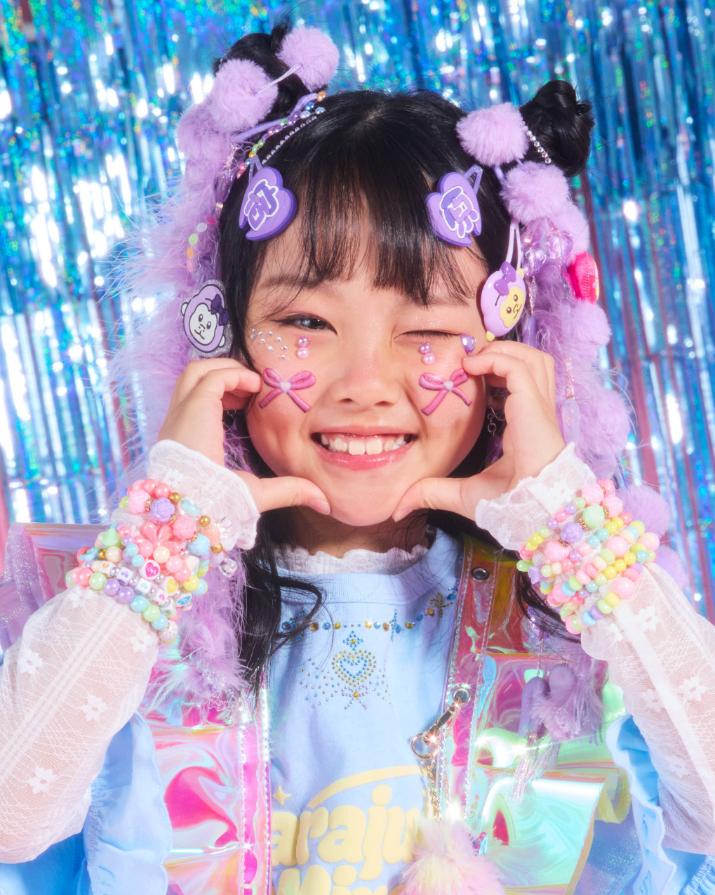 ふわふわエンジェルデコラヘアゴム