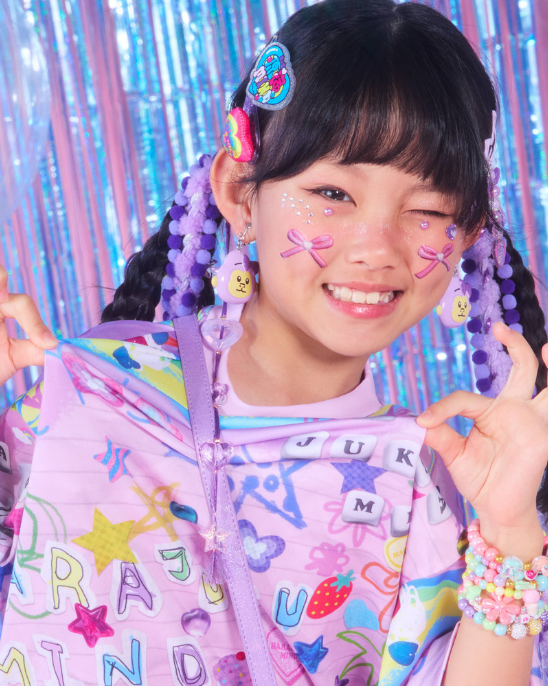 お絵描きリボンビッグTシャツ