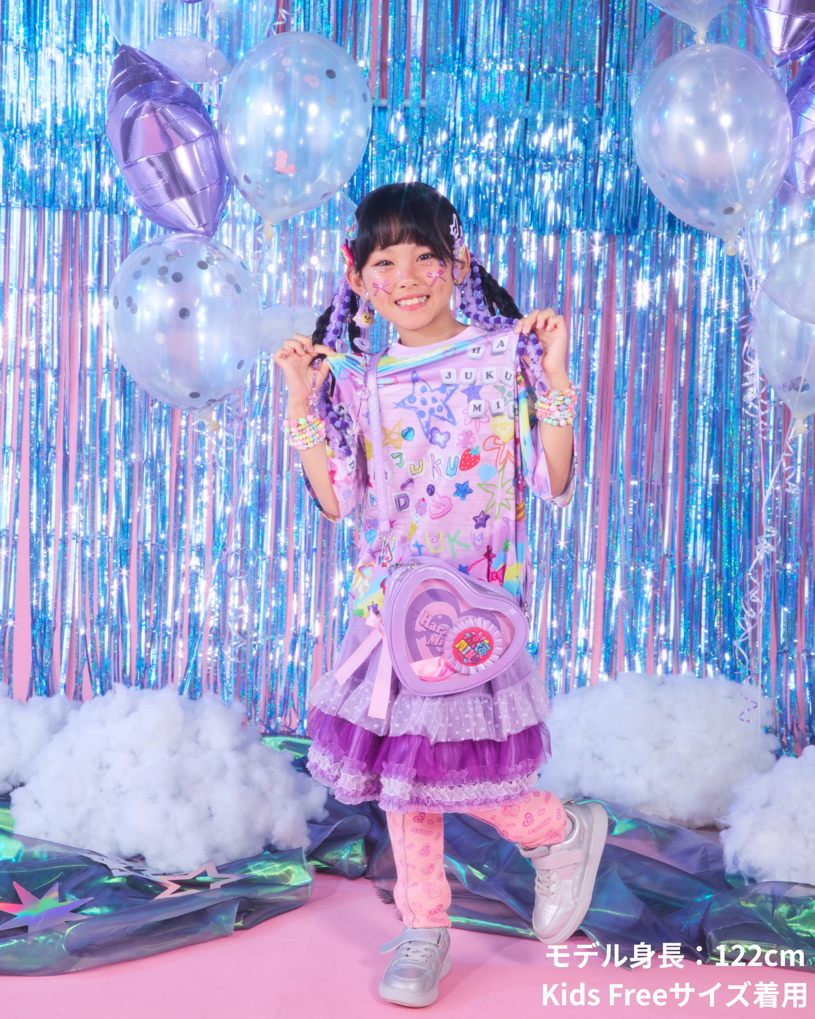 お絵描きリボンビッグTシャツ