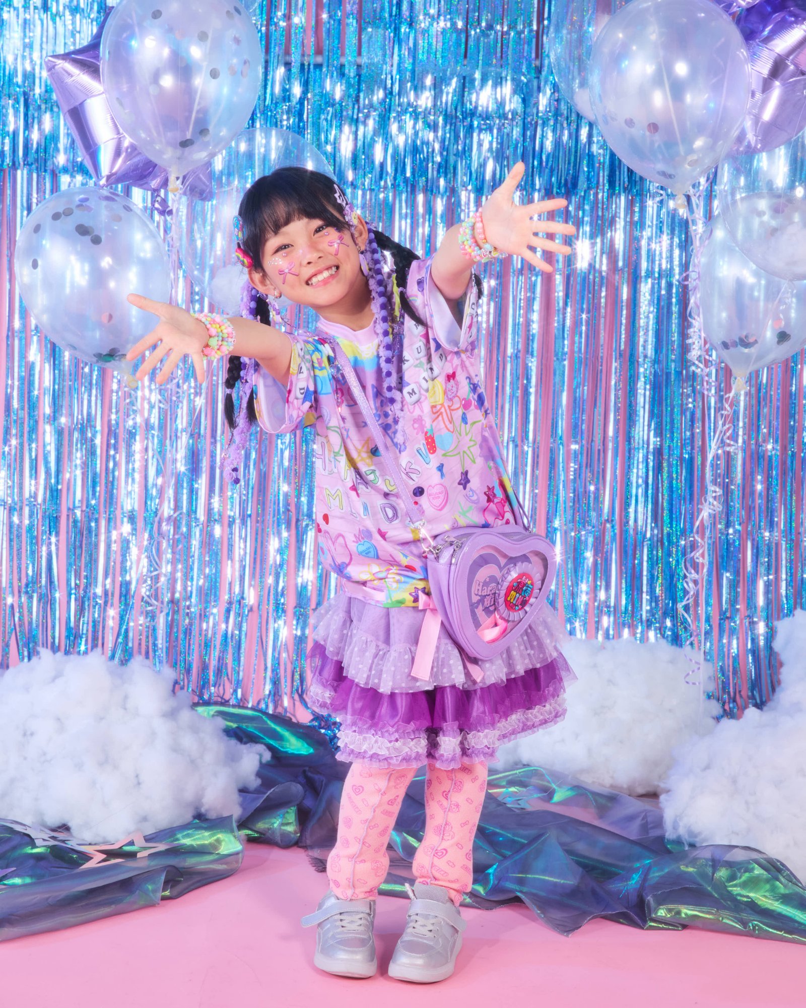 お絵描きリボンビッグTシャツ