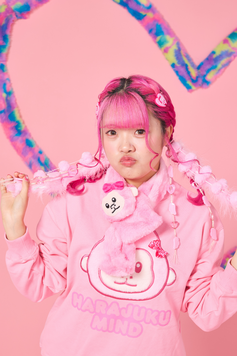 ふわふわエンジェルデコラヘアゴム