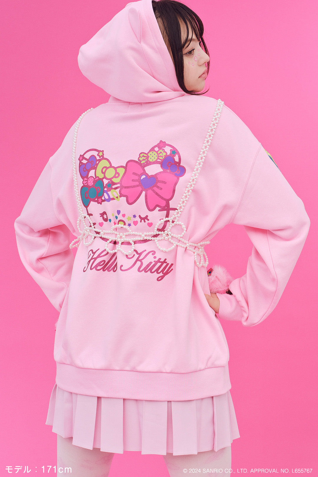 Hello Kitty Cat Ears Hoodie