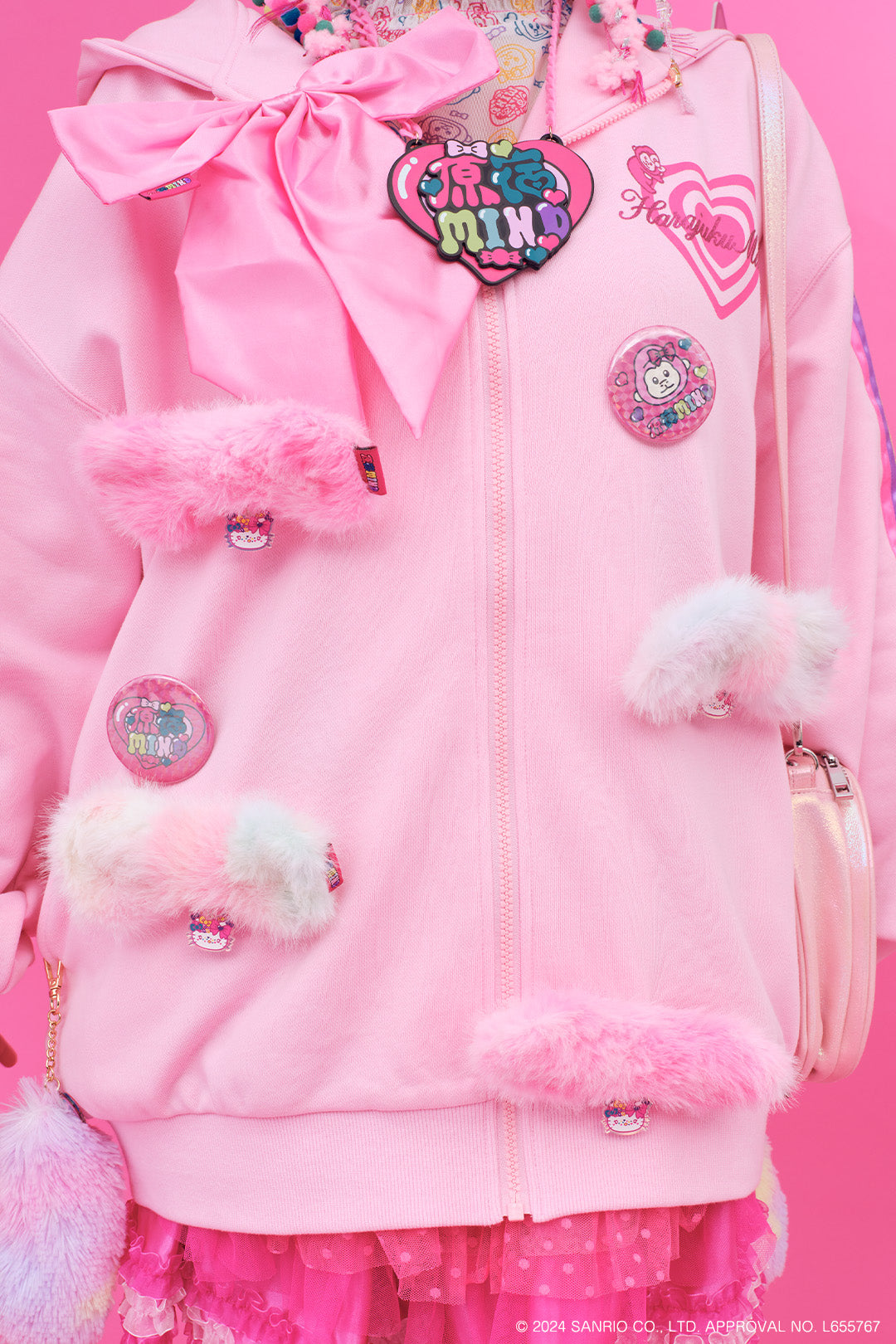 Hello Kitty Cat Ears Hoodie