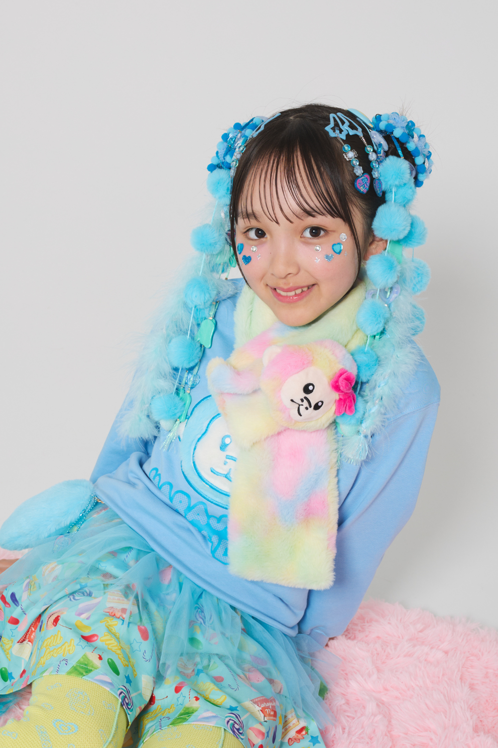 ふわふわエンジェルデコラヘアゴム