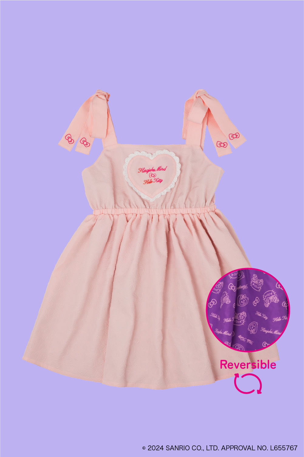 Hello Kitty Reversible ribbon dress